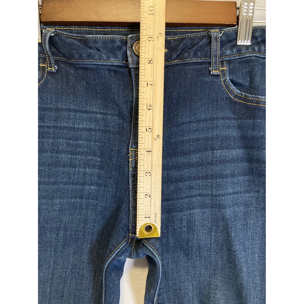 Classic‎ Simply Vera Vera Wang Women 8 Blue Mid Rise Skinny Stretch Denim Jeans - Picture 8 of 11